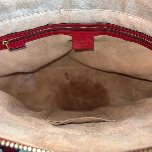 Gucci GG Supreme Blossoms Floral Red Tote Shoulder Bag - Picture 16 of 16